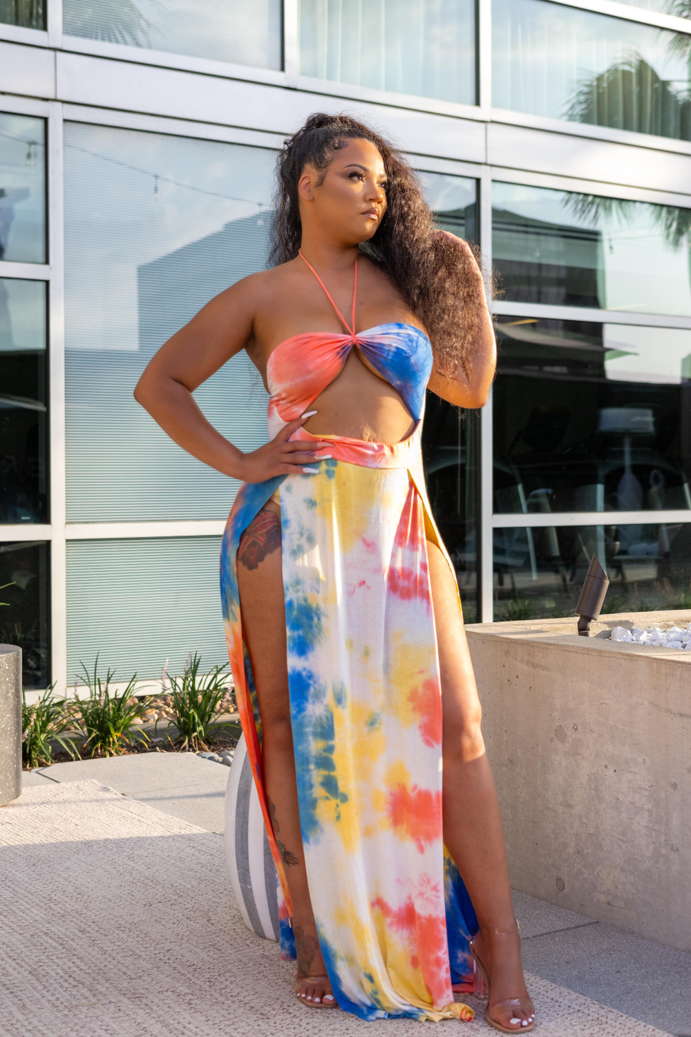 summer vibes maxi dress