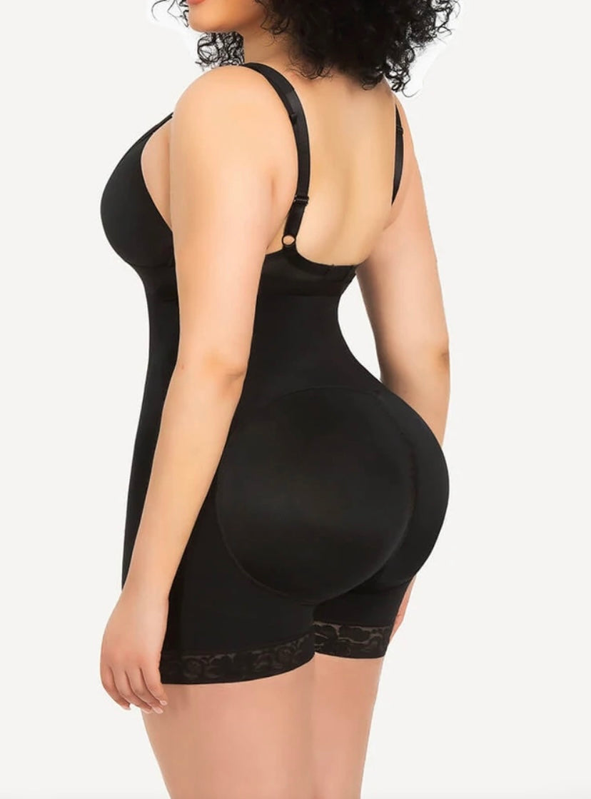 Butt and Tummy Compression Bodysuit Firm Shaper