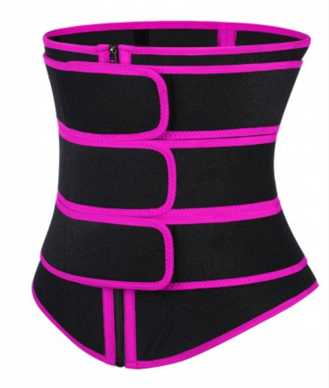 High compression 3 strap sweat waist trimmer High compression 3 strap 